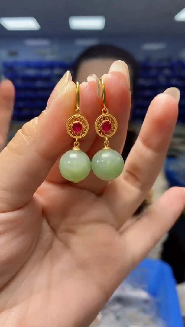 【闪购商品】和田玉K2393银S925镶嵌K2393