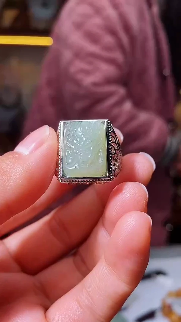 【闪购商品】和田玉戒指未镶嵌1