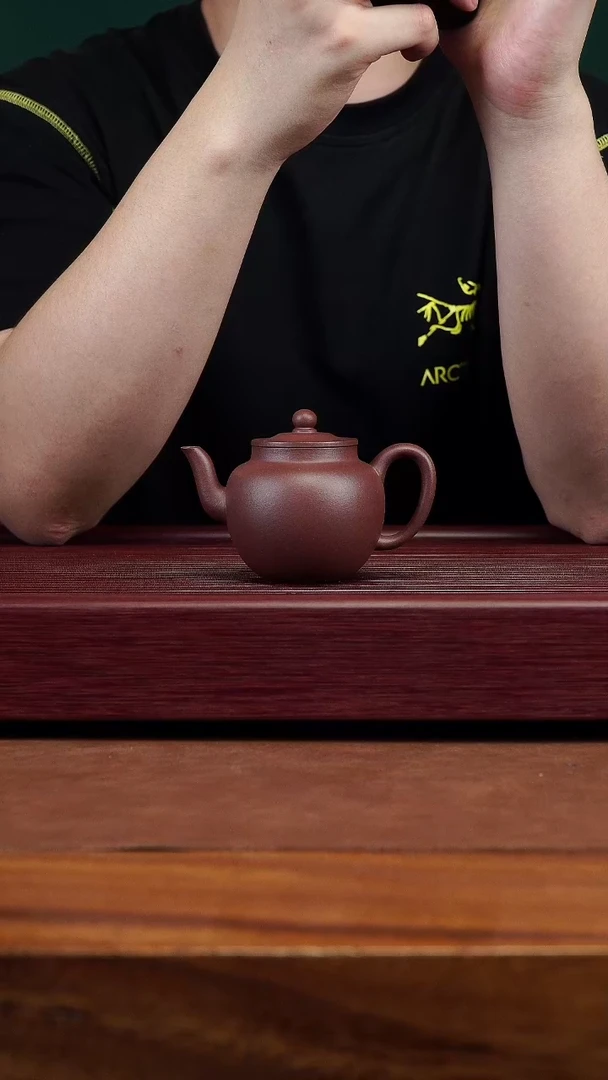 茶壶紫砂觅***化潘子茶器JM-YY17199笠帽莲子