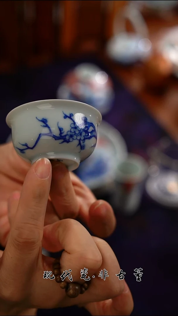 （售后需完整开箱视频）正春堂雪瑶@@松竹梅单杯