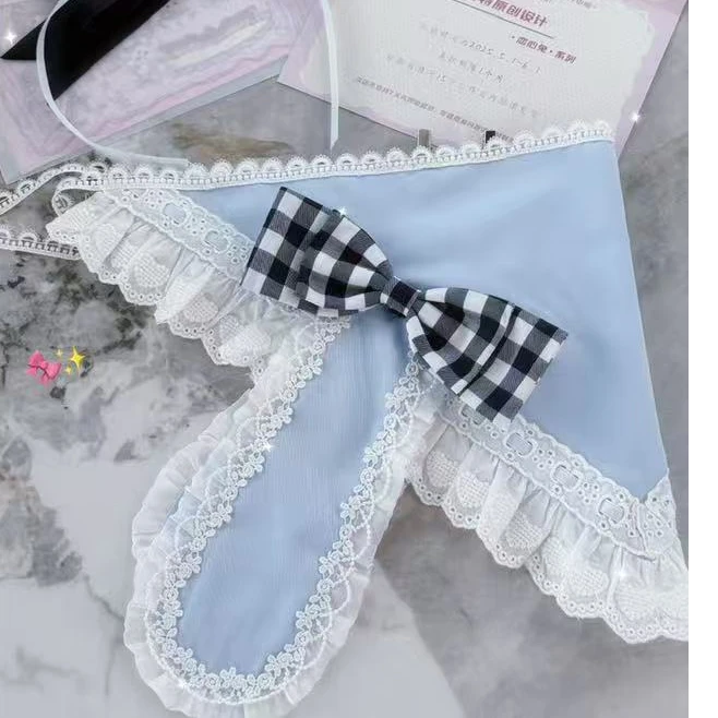 【恋心兔三角巾现货】甜美头饰三角头巾可爱Lolita头饰