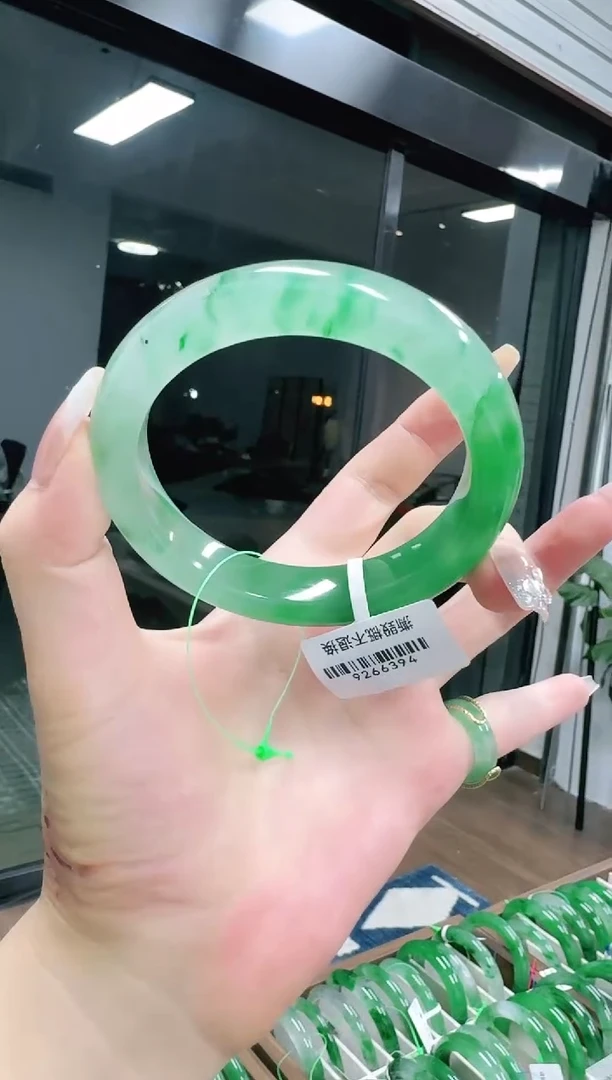 未镶嵌1石英质玉（非洲翠）/6734-58-59-60