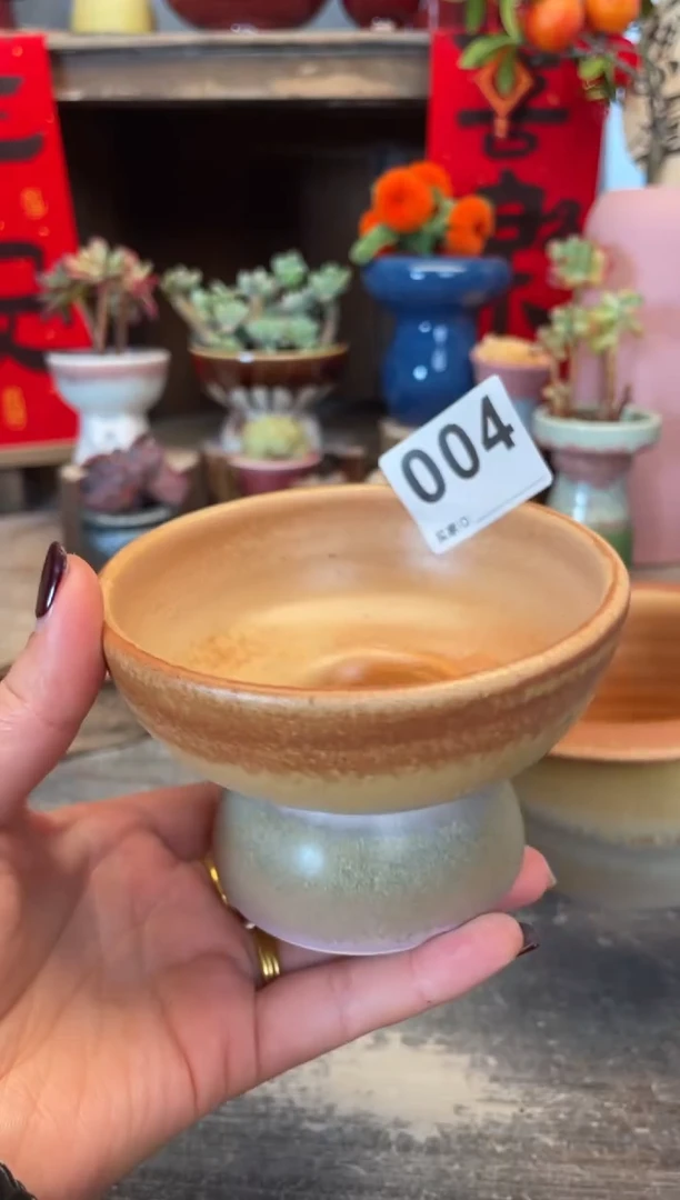 【闪购商品】摆件004知木小芳花盆