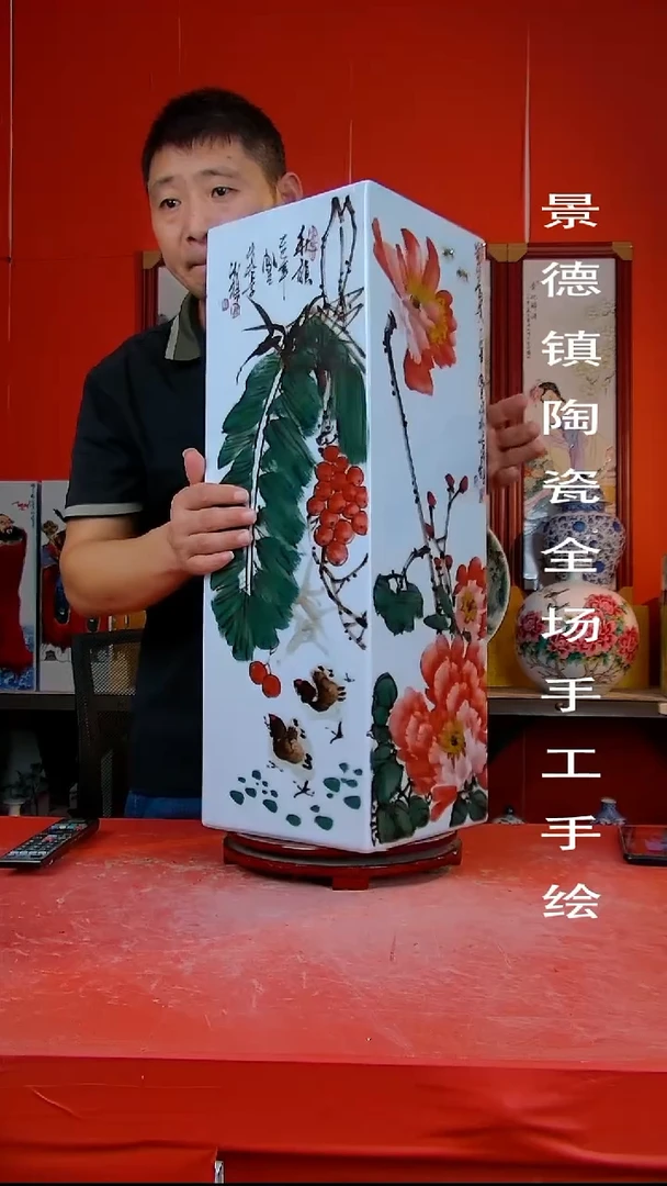 摆件景德镇陶瓷 全场手工手绘