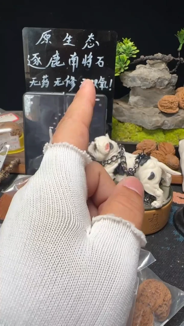 文玩核桃把件D****唐南将石