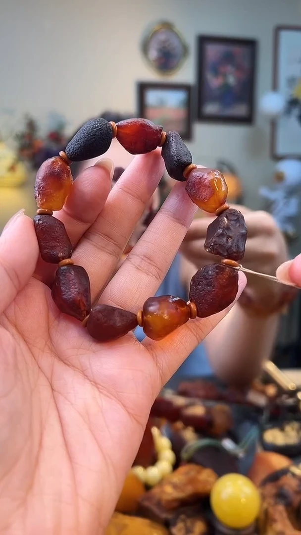 手串琥珀未镶嵌手串