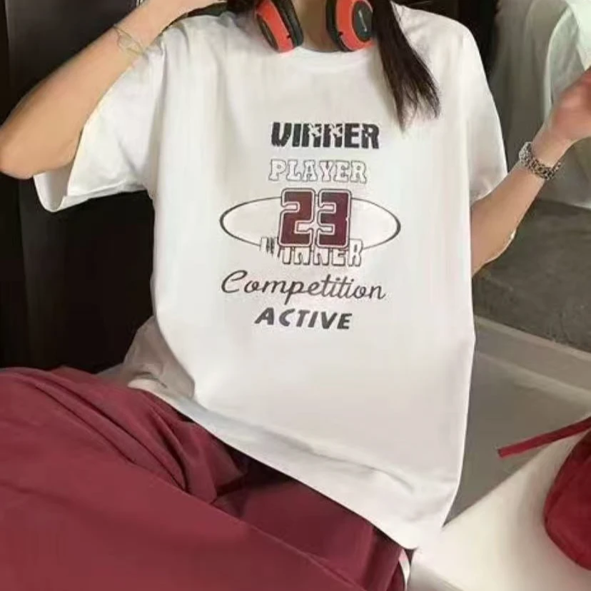 BA家A2111白23数字英文短袖