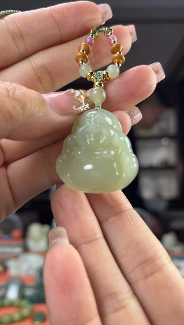 【闪购商品】和田玉颈饰未镶嵌佩佩30mm左右