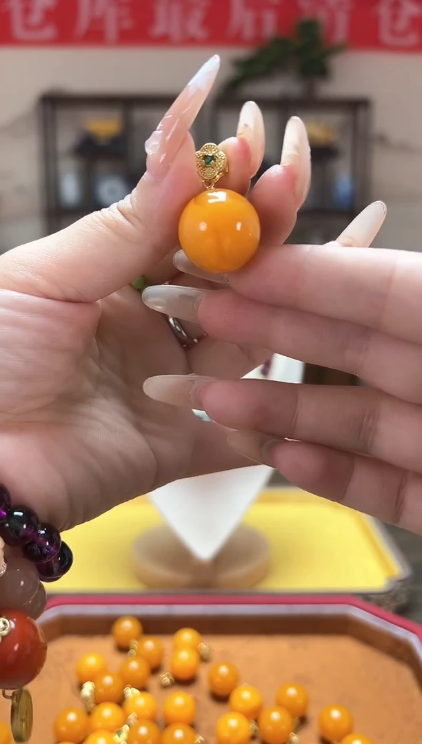 无合金高定珠宝满蜡吊坠ZX1671S48