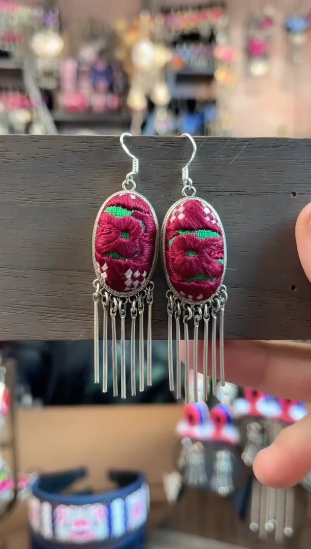 织绣民族风手工非遗老绣饰品612