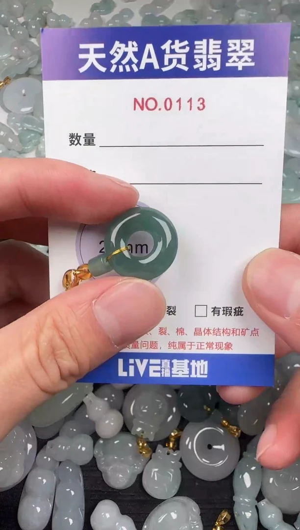 吊坠(不含链)未镶嵌翡翠113