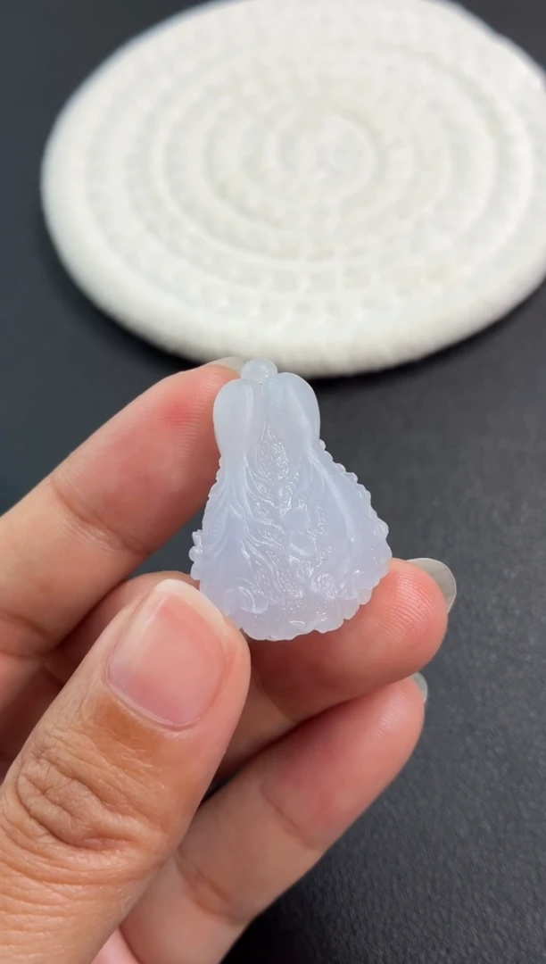 未镶嵌定制翡翠白菜