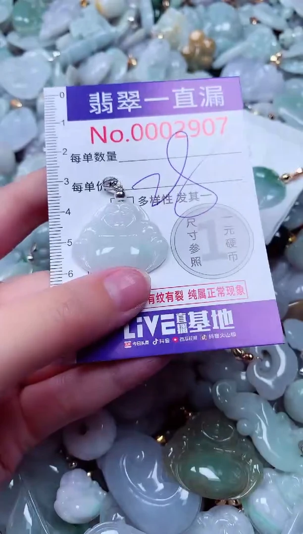 吊坠(不含链)未镶嵌翡翠2907