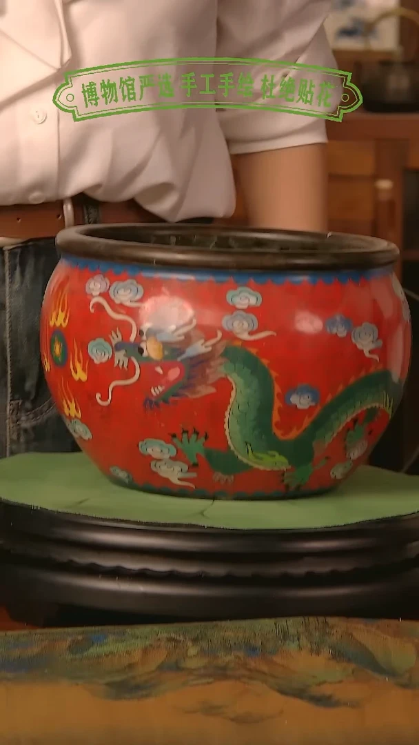 D23仿古陶瓷缸《人间瓷画》