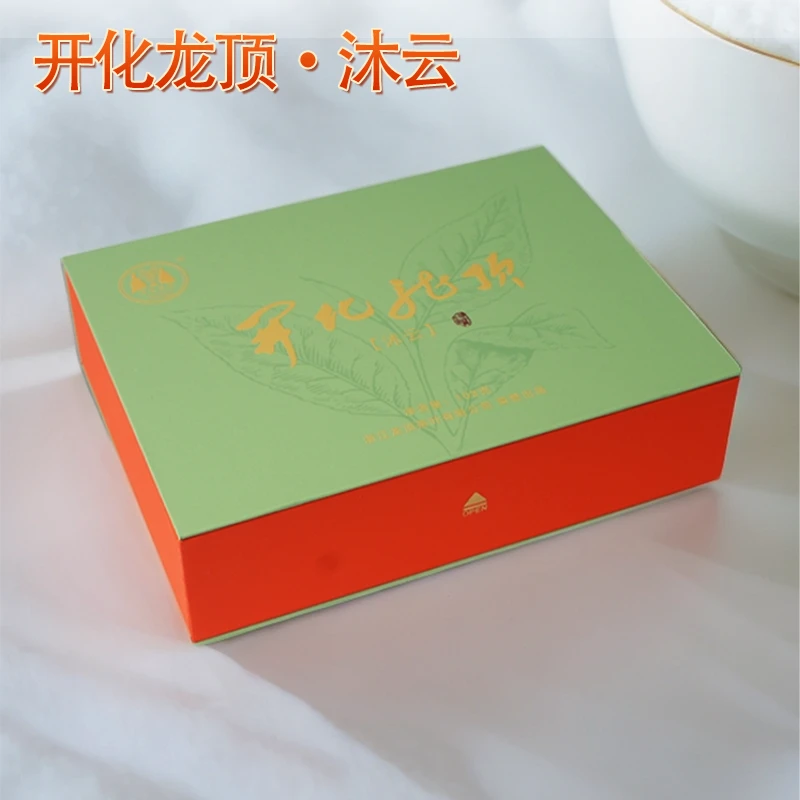 开化龙顶手工绿茶特级单芽茶叶沐云108g甘甜炒茶茶香礼盒茶礼
