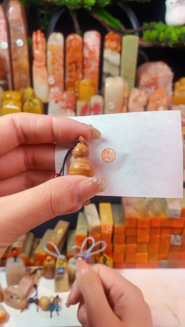 【闪购商品】老挝石印石手工篆刻《小满》