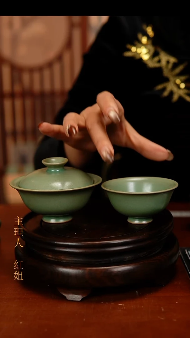 瓷片原产地原矿釉汝瓷