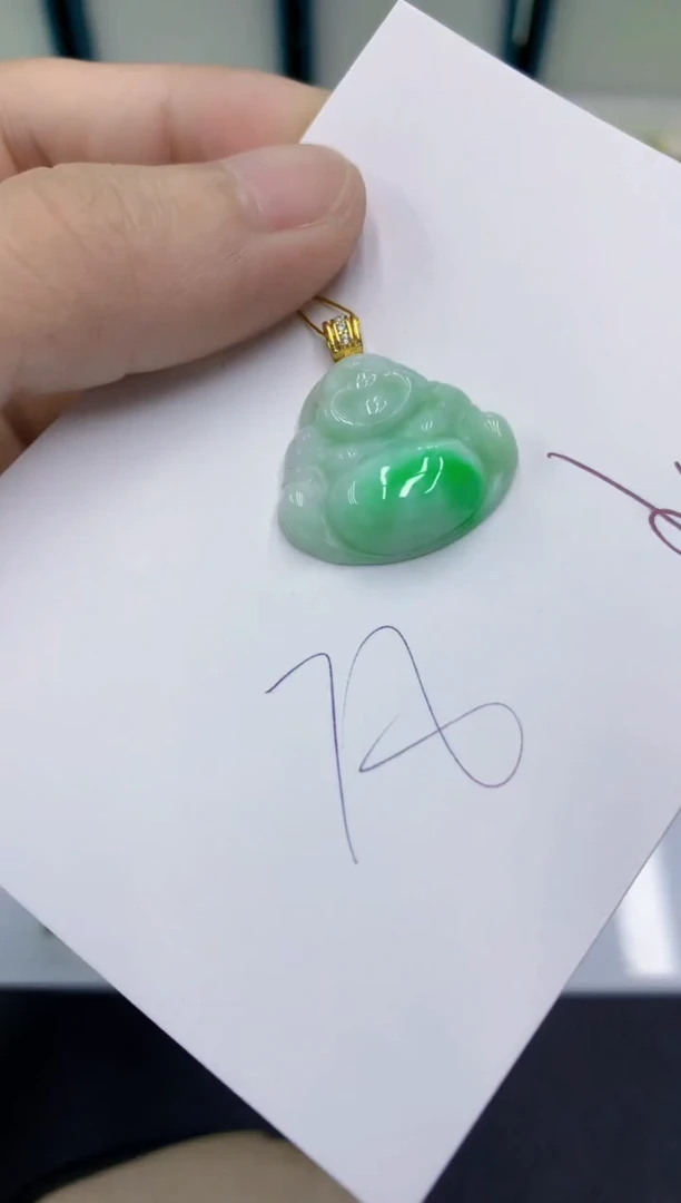 颈饰未镶嵌翡翠翡翠