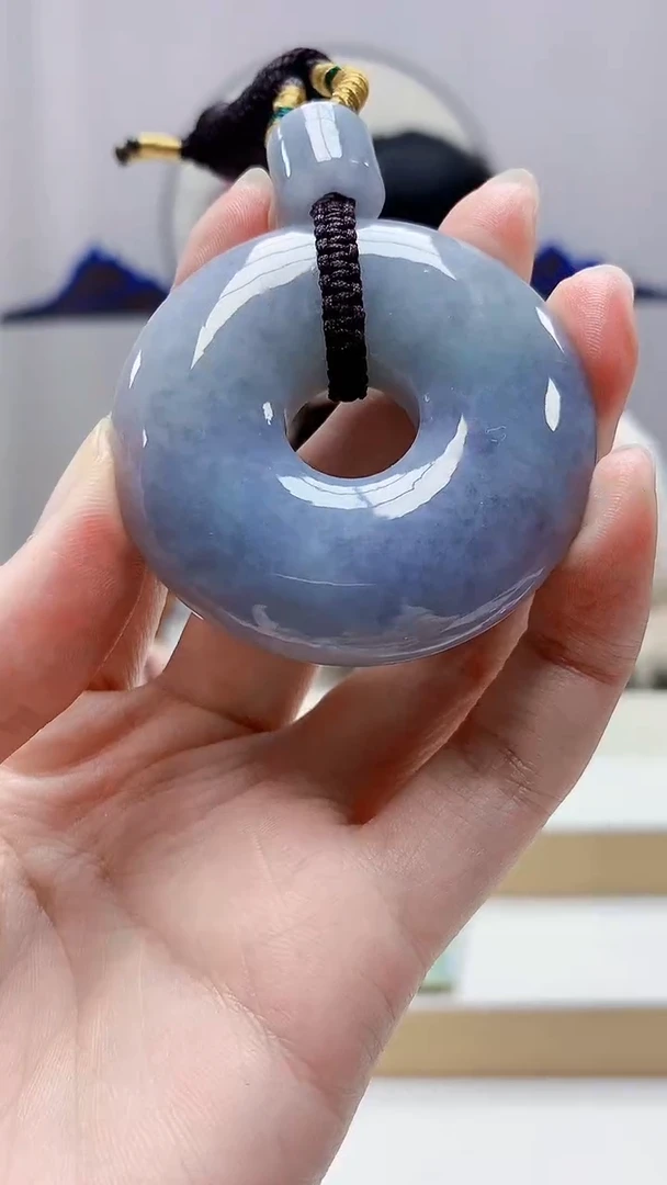 未镶嵌定制翡翠4852zm-毛货挂件扣子45