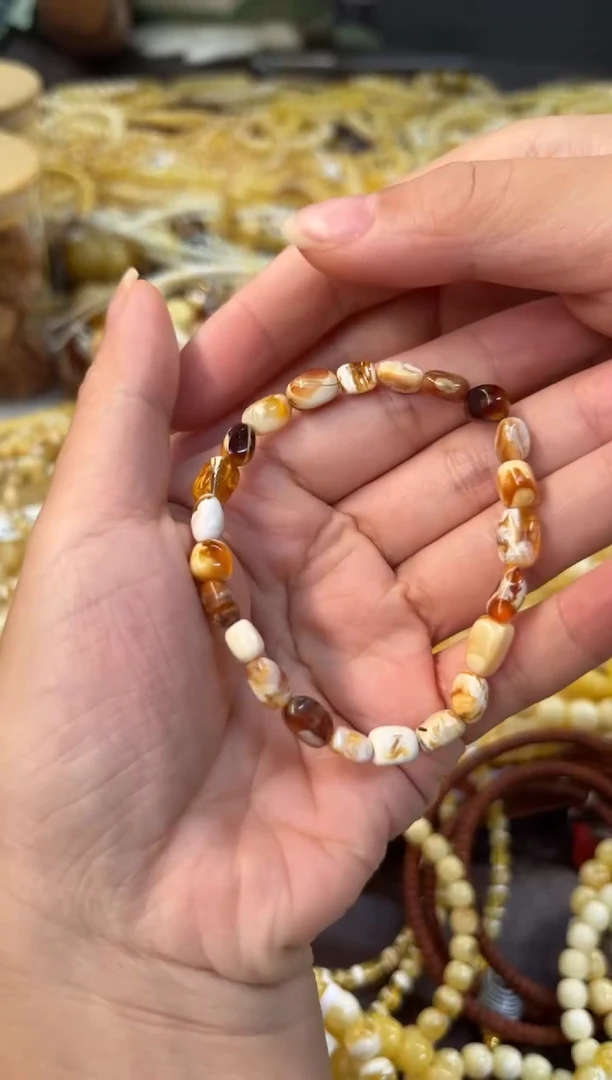 裸石蜜蜡未镶嵌蜜蜡手串