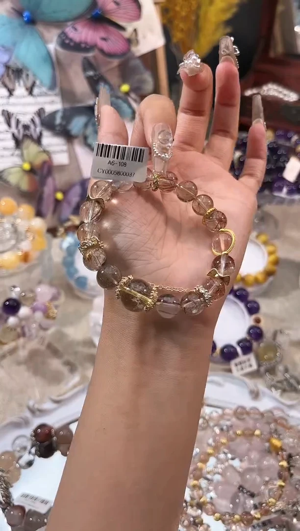 【闪购商品】水晶手链未镶嵌多样性发货颜色微差发其一