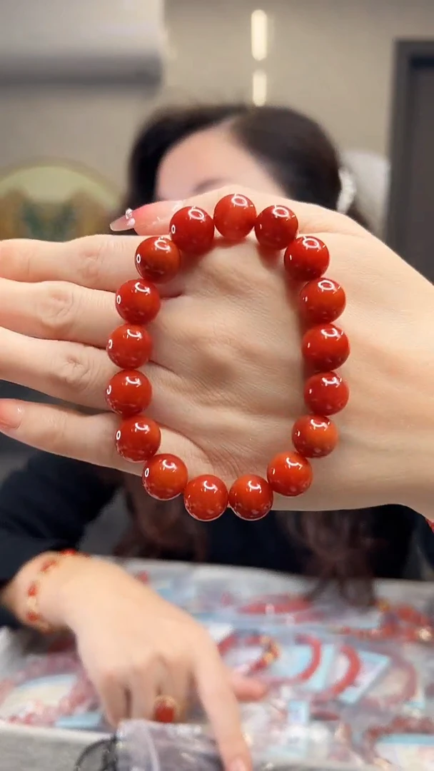 【闪购商品】南红玛瑙圆珠手串未镶嵌/YJZB