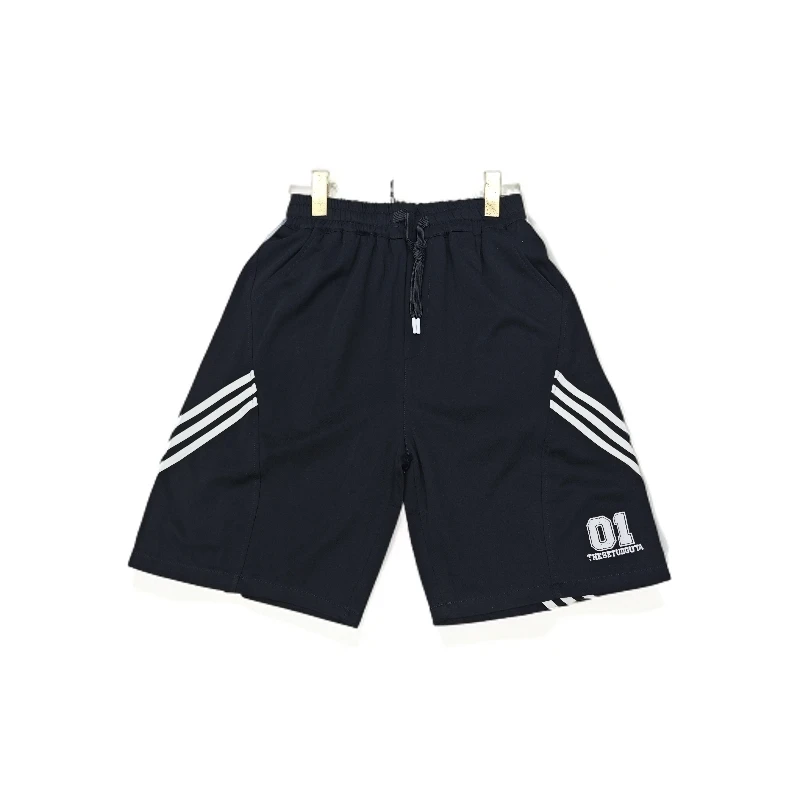 【25090-黑色】青少年夏季五分裤