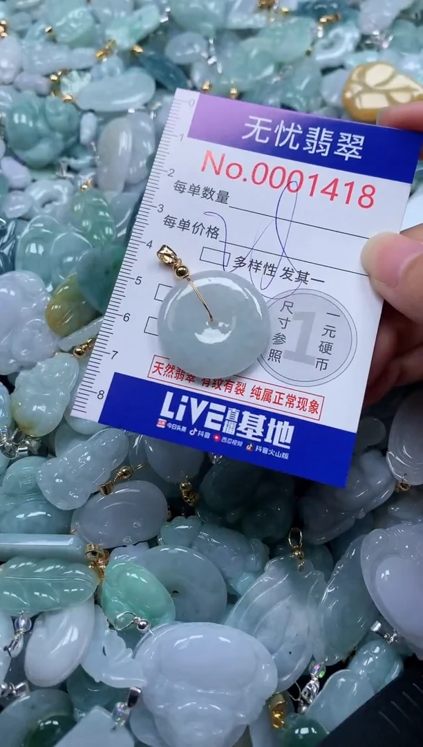 颈饰未镶嵌翡翠1418