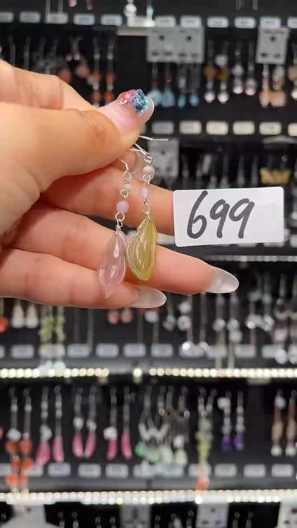 紫晶耳饰银S925镶嵌喜欢拍