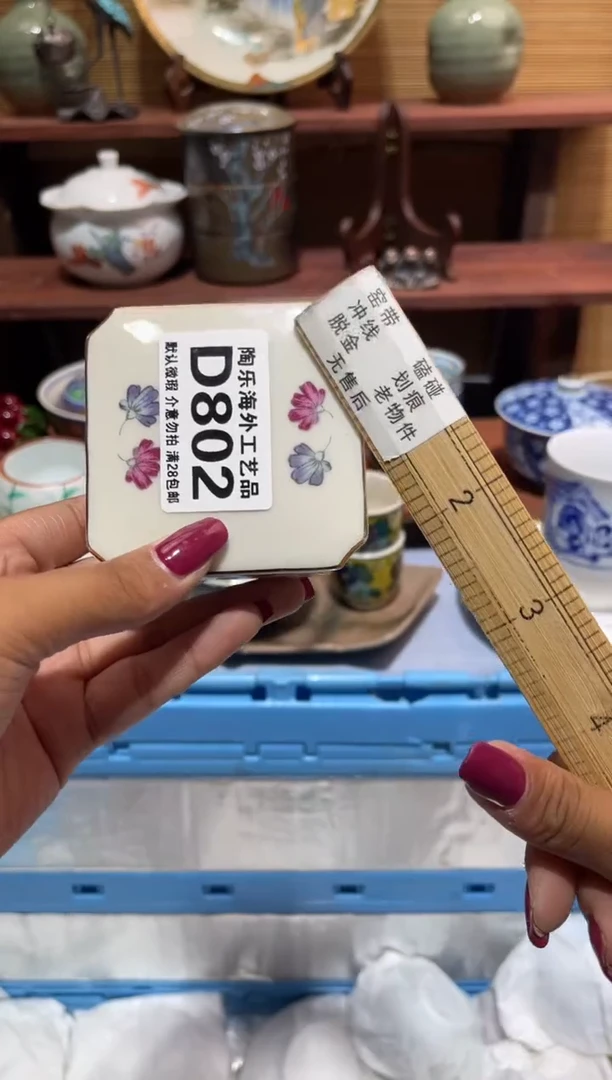 瓷片面**袋            D802
