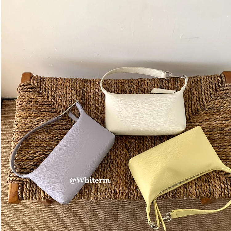 肉肉陈Whiterm韩版春夏新款百搭手提hobo包休闲单肩腋下包斜跨包