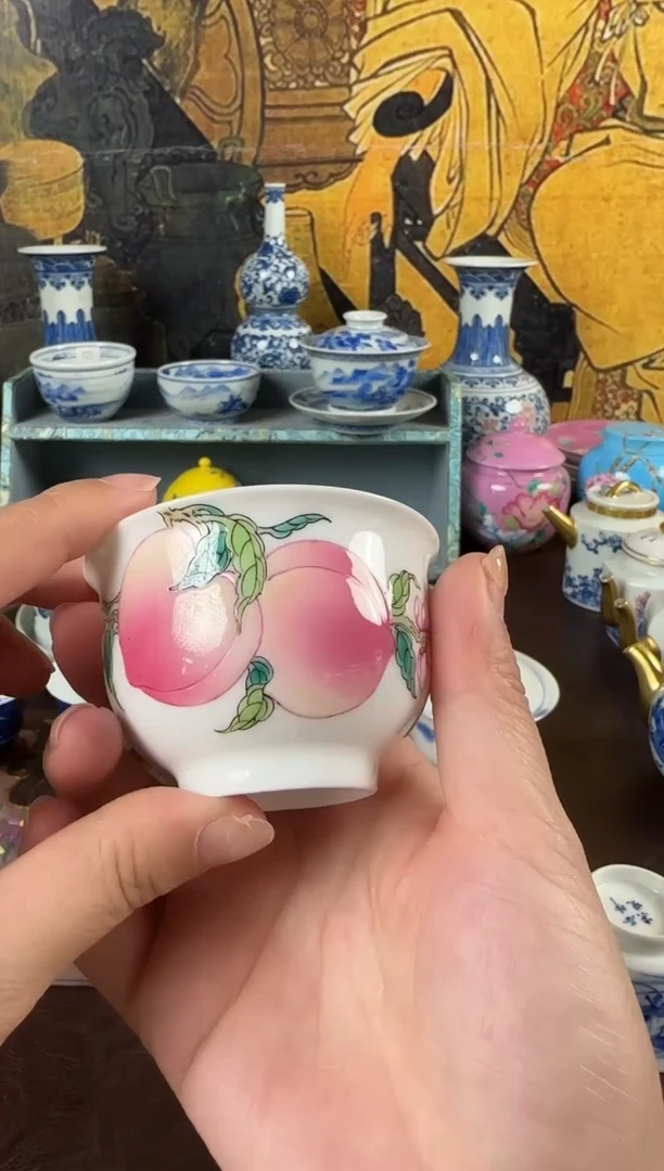 瓷片景德镇瓷器茶器茶杯