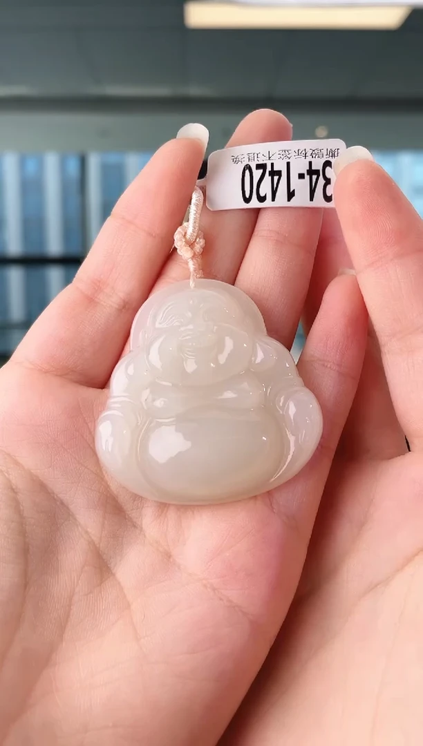 颈饰未镶嵌和田玉佛公 1420