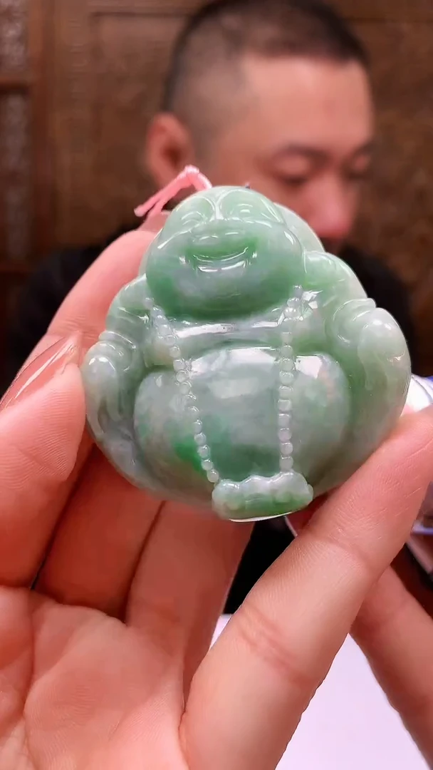 【闪购商品】定制翡翠未镶嵌1060hm-毛货挂件12