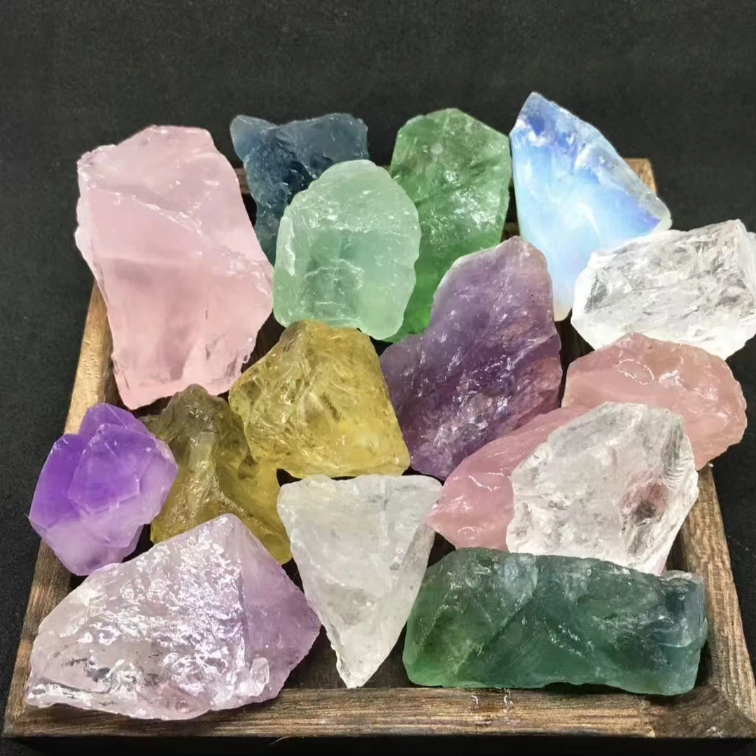 天然水晶原石可做扩香石