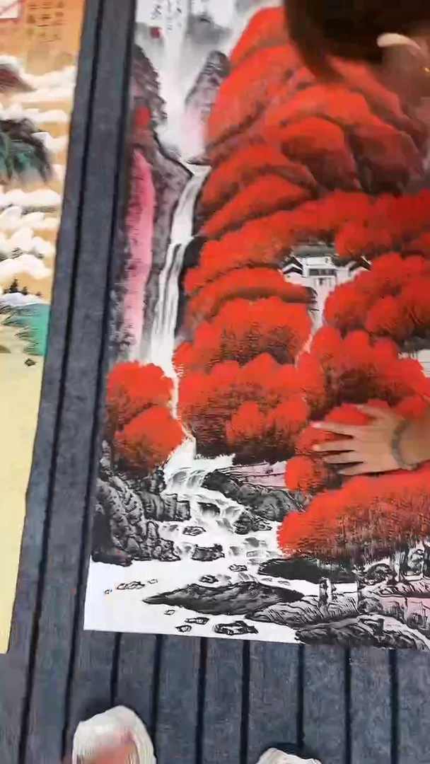 精品四尺山水作品