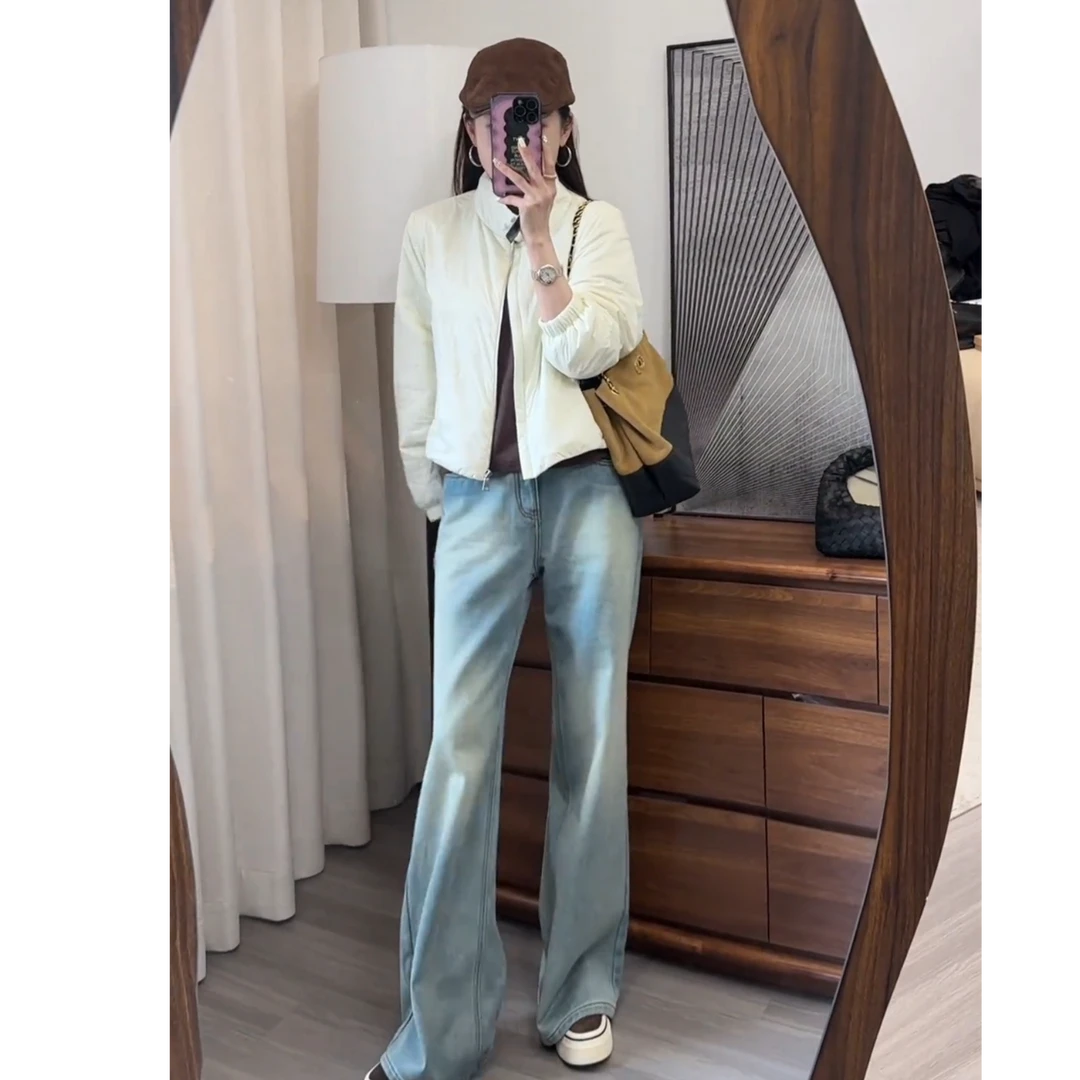 2025秋季新款时尚气质宽松慵懒风百搭简约外套裤子两件套