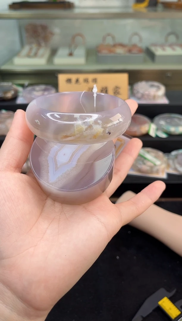 未镶嵌手镯石英质玉61圈口（赠品镯心）3975303