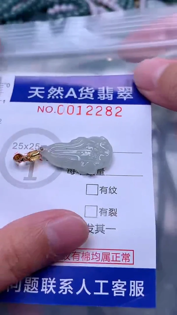 吊坠(赠链)未镶嵌翡翠1
