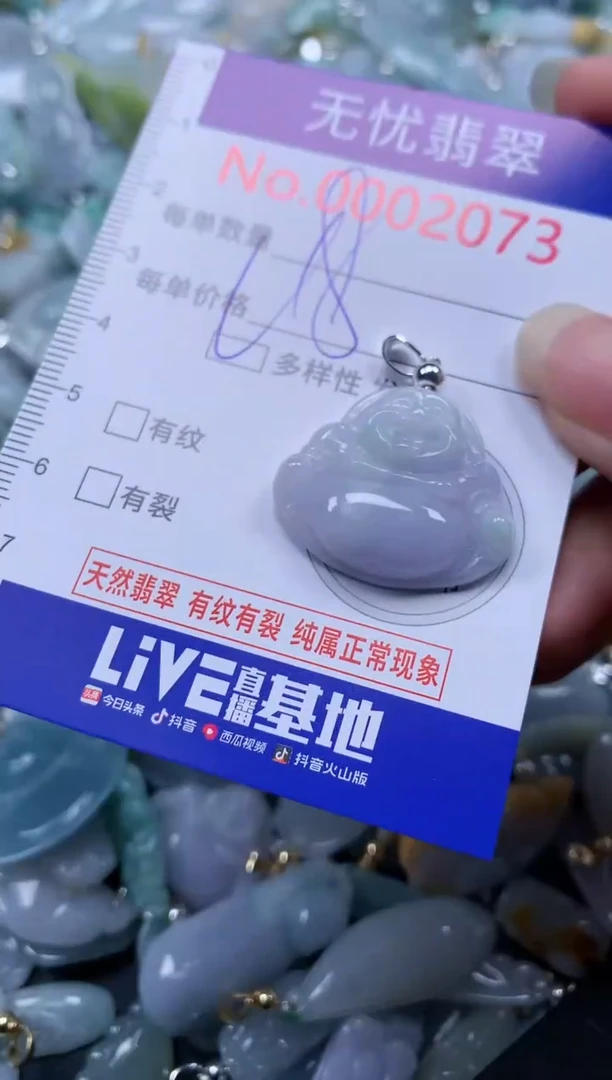 翡翠未镶嵌吊坠(不含链)2073