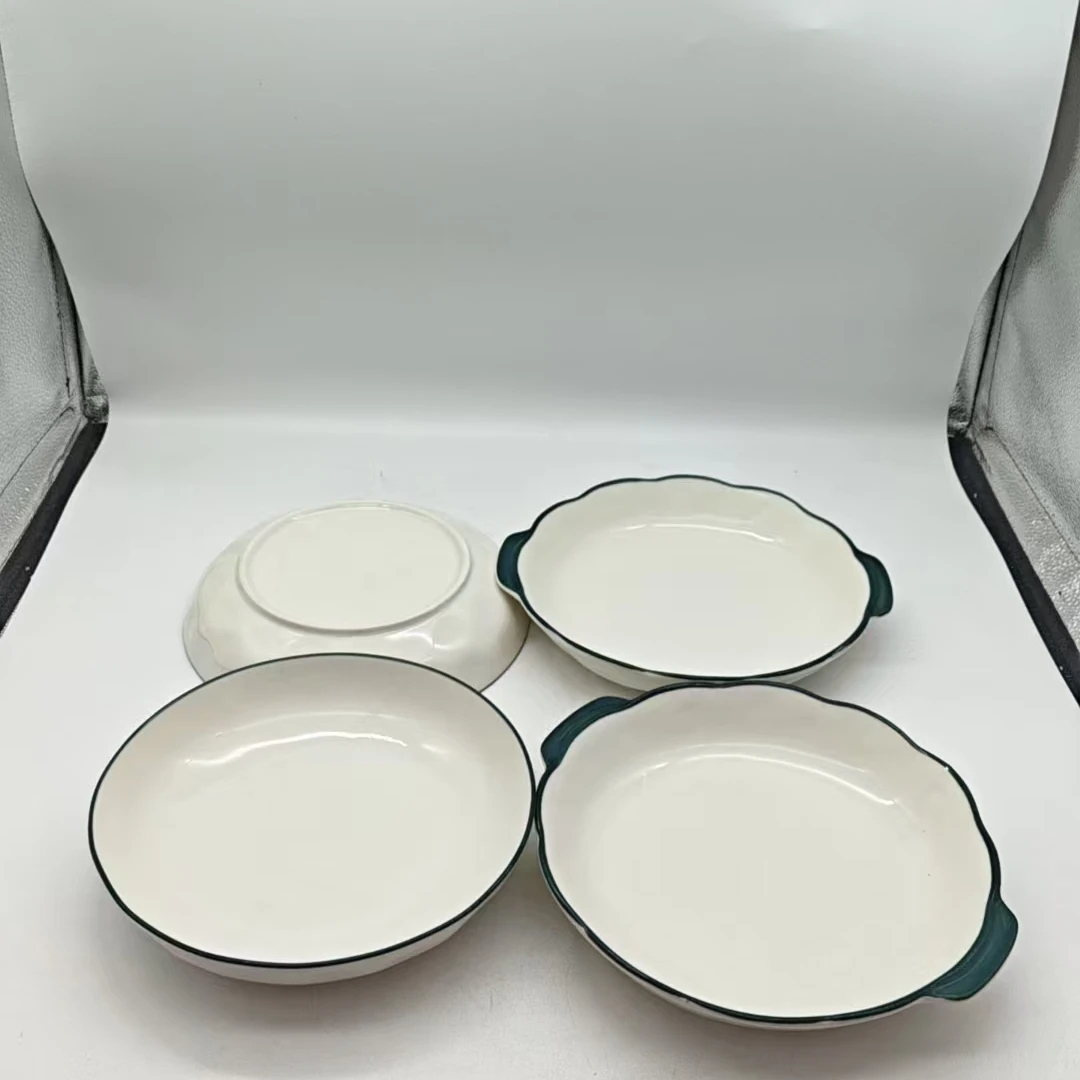 5424（圆口径19.5，高4，双耳口径20，高4）陶瓷餐具B512F