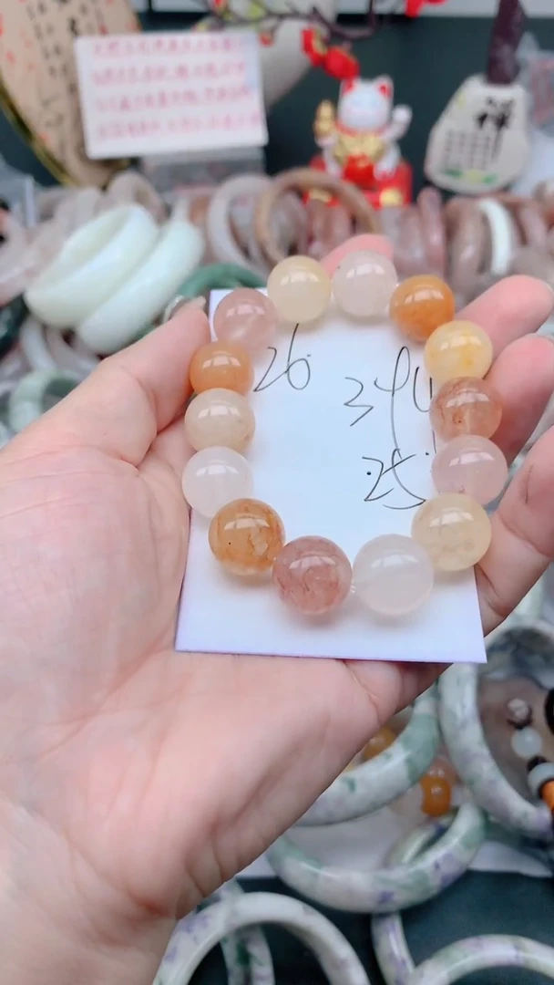 未镶嵌手镯石英质玉394