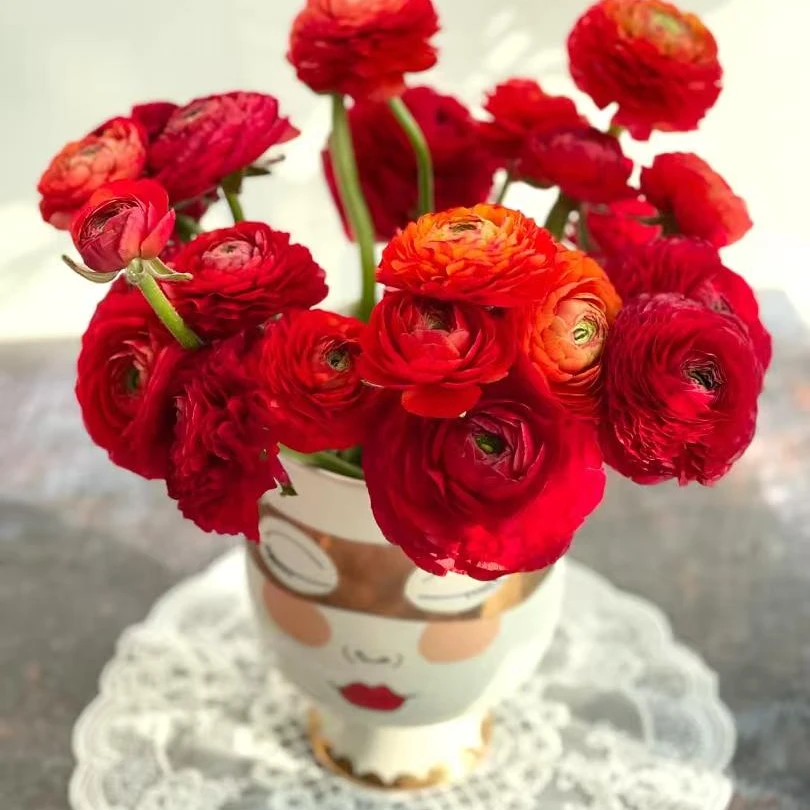 [[洋牡丹红色一把]]  家居花  全场任意两单顺丰包邮三单送手提袋一个