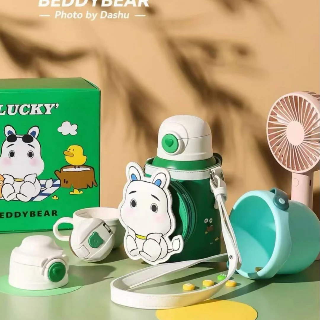 【特价顶配合集】杯具熊530ml&580ml儿童小学生便携宝宝喝水杯