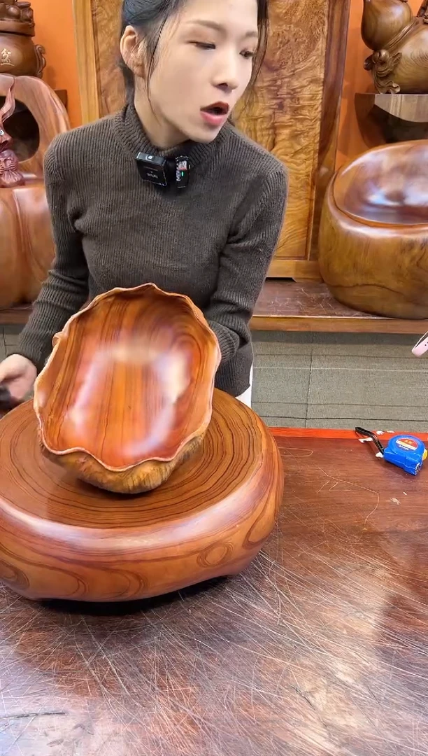 【闪购商品】稳定木实木创意果盘