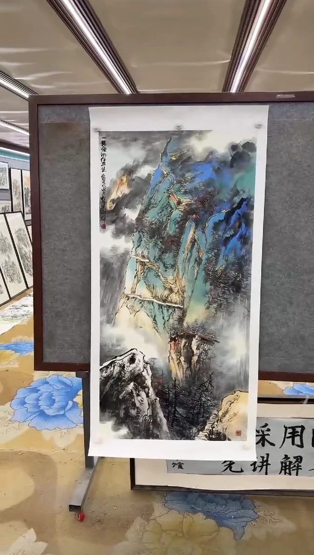 绘画八*M闫辉-四尺-山水国画