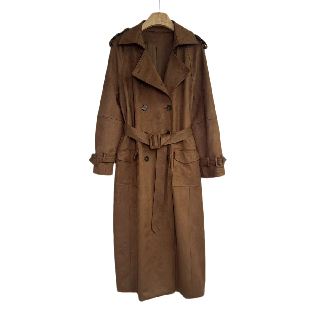 【大叔心选】长款秋冬厚款轻奢经典女装气质英伦风风衣8253840907