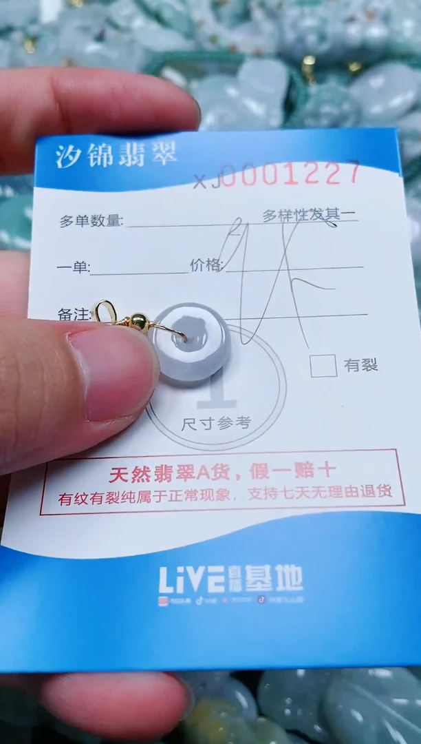 翡翠未镶嵌颈饰闪购商品0001227