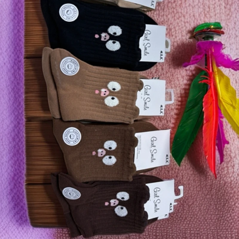 常规通用运动风保暖中筒袜运动袜潮袜时尚百搭长袜堆堆袜