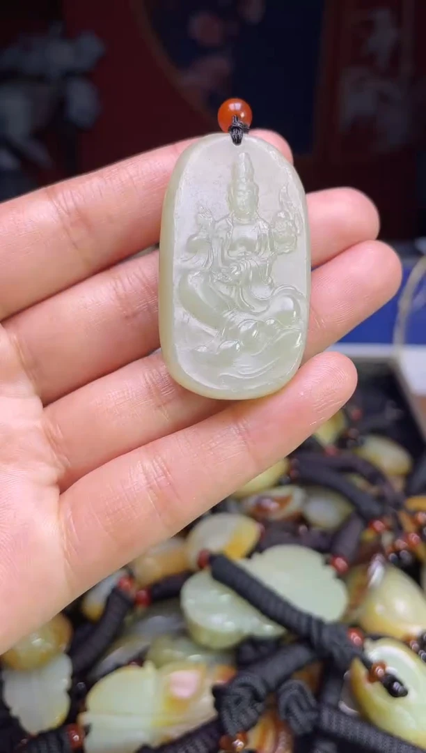 颈饰未镶嵌和田玉123